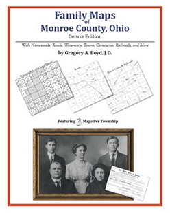 Family Maps of Monroe County, Ohio (Paperback)