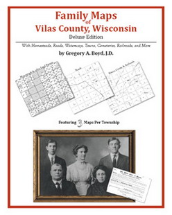 Family Maps Of Vilas County, Wisconsin (Paperback)