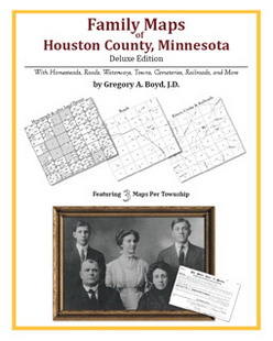 Family Maps of Houston County, Minnesota (Paperback)