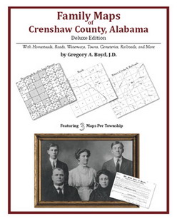 Family Maps of Crenshaw County, Alabama (Paperback)