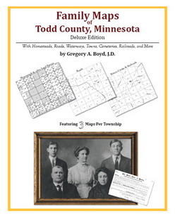 Family Maps of Todd County, Minnesota (Paperback)
