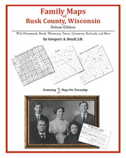 Family Maps of Rusk County, Wisconsin (Paperback)