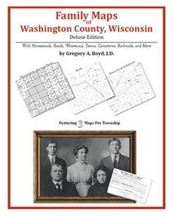 Family Maps of Washington County, Wisconsin (Paperback)