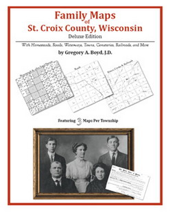 Family Maps of St. Croix County, Wisconsin (Paperback)