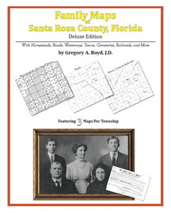 Family Maps Of Santa Rosa County, Florida (Paperback)
