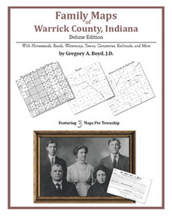 Family Maps of Warrick County, Indiana (Paperback)