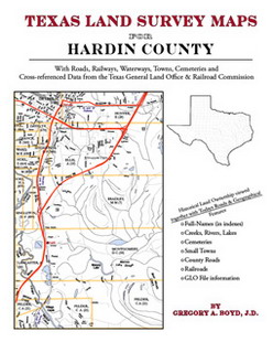 Texas Land Survey Maps for Hardin County (Paperback)
