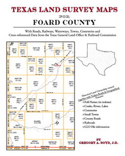 Texas Land Survey Maps for Foard County (Paperback)