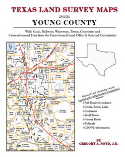 Texas Land Survey Maps for Young County (Paperback)