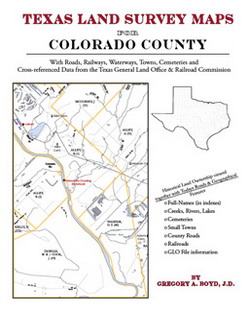 Texas Land Survey Maps for Colorado County (Paperback)