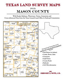 Texas Land Survey Maps For Mason County (Paperback)