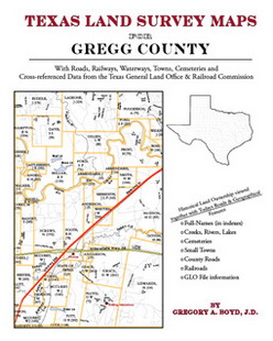 Texas Land Survey Maps For Gregg County (Paperback)
