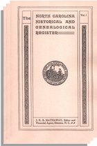 North Carolina Historical and Genealogical Register, Vol. I, no. 1-Vol. III, no. 3 (11 numbers)