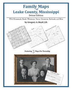 Family Maps of Leake County, Mississippi (Paperback)
