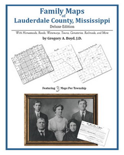 Family Maps of Lauderdale County, Mississippi (Paperback)