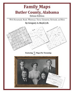 Family Maps of Butler County, Alabama (Paperback)