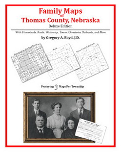 Family Maps Of Thomas County, Nebraska (Paperback)