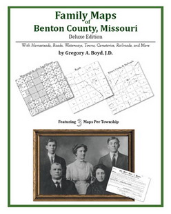 Family Maps of Benton County, Missouri (Paperback)