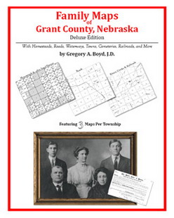 Family Maps of Grant County, Nebraska (Paperback)