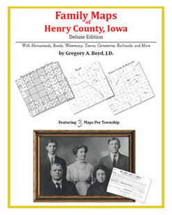 Family Maps of Henry County, Iowa (Paperback)