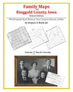 Family Maps of Ringgold County, Iowa (Paperback)