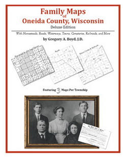Family Maps of Oneida County, Wisconsin (Paperback)