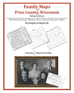 Family Maps Of Price County, Wisconsin (Paperback)