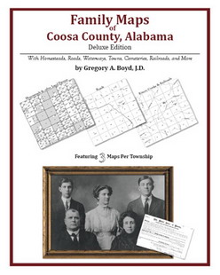 Family Maps of Coosa County, Alabama (Paperback)