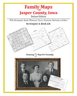 Family Maps Of Jasper County, Iowa (Paperback)