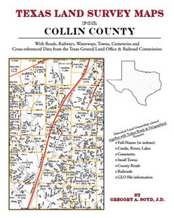 Texas Land Survey Maps For Collin County (Paperback)