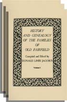History and Genealogy of the Families of Old Fairfield, With Additions and Corrections from The American Genealogist. 2 vols. in 3