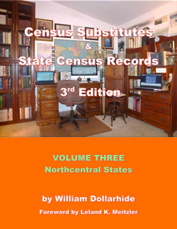 Damaged- Census Substitutes & State Census Records, 3rd Edition, Vol. 3 - Northcentral States