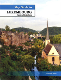 Damaged- Map Guide to Luxembourg Parish Registers
