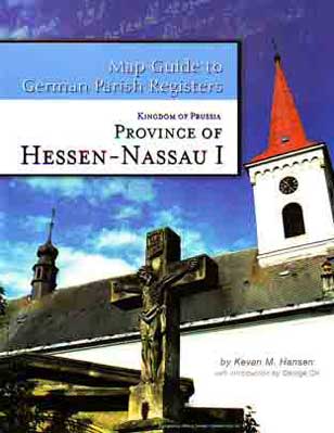 Damaged-Map Guide to German Parish Registers Vol. 9 - Hessen-Nassau I - RB Wiesbaden