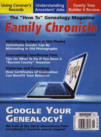 Family Chronicle – May-June 2010