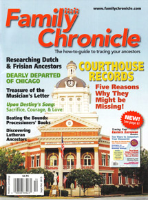 Family Chronicle; September/October 2013