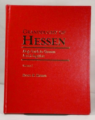 Map Guide To German Parish Registers Vol. 1 - Hessen - Hard Cover