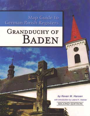 Map Guide to German Parish Registers Vol. 2 - Baden