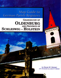 PDF eBook- Map Guide to German Parish Registers Vol. 4 - Oldenburg & Schleswig-Holstein