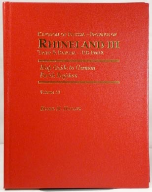 Map Guide to German Parish Registers Vol 13 - Rhineland III - RB Trier & the Pfalz (Palatinate) - Hard Cover