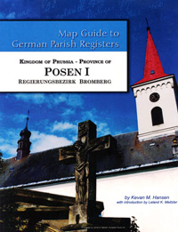 Map Guide to German Parish Registers – Vol. 51 - Kingdom of Prussia, Province of Posen I, Regierungsbezirk Bromberg