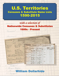 PDF eBook: U.S. Territories Censuses & Substitute Name Lists 1590-2015