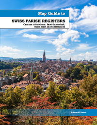 Map Guide To Swiss Parish Registers - Vol. 8 - Cantons Of Solothurn, Basel-Landschaft, Basel-Stadt And Schaffhausen