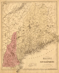 Maine & New Hampshire 1860