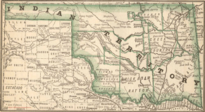 Oklahoma - Indian Territory 1884