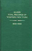 10,000 Vital Records of Western New York: 1809-1850