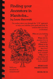 Finding your Ancestors in Manitoba