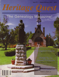 Heritage Quest Magazine, January/February 1998, Issue 73