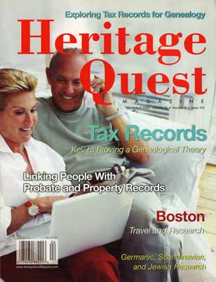 Heritage Quest Magazine 104 - Mar/Apr 2003