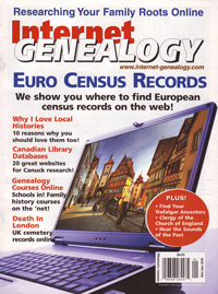 Internet Genealogy – December-January 2010